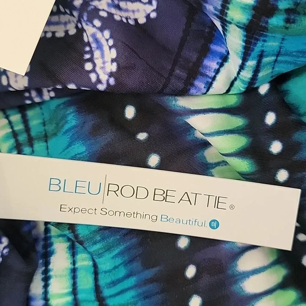 Bleu Rod Beattie Sun Sea and Sand Bandeau One-Piece size 10